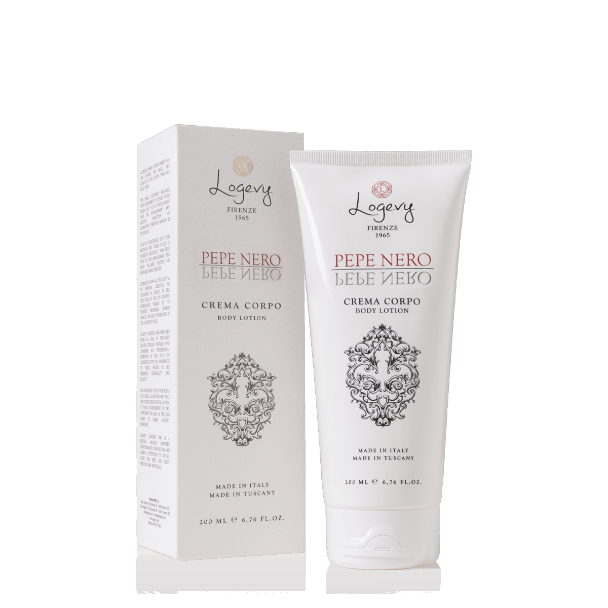 LOGEVY Body Lotion PEPE NERO - Black Pepper (200ml)