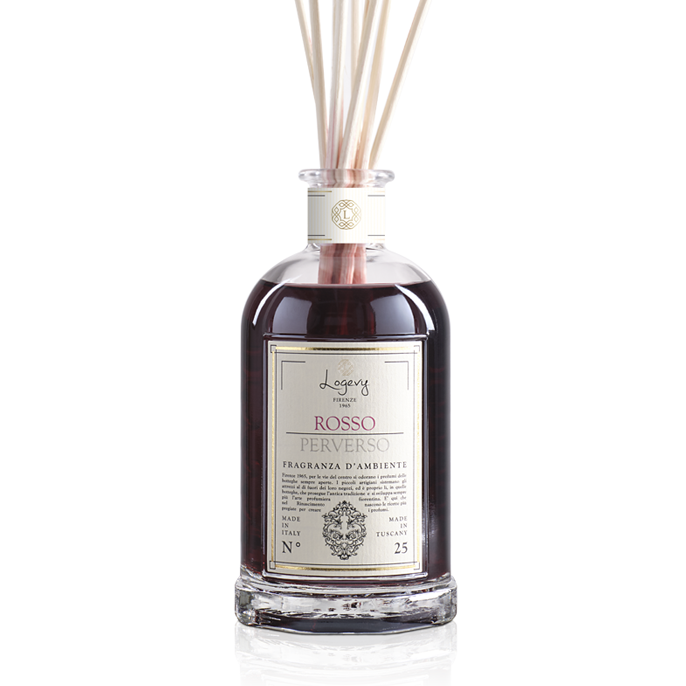 LOGEVY Room Diffuser ROSSO PERVERSO - Perverse Red LARGE (500ml)