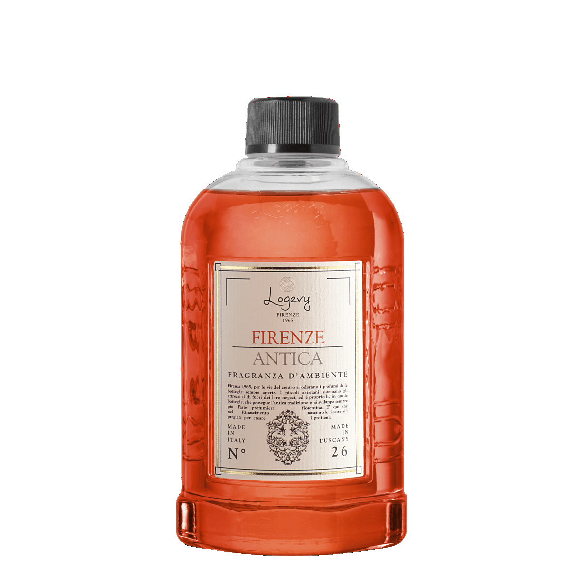 LOGEVY Room Diffuser Refill Bottle FIRENZE ANTICA - Ancient Florence (500ml)