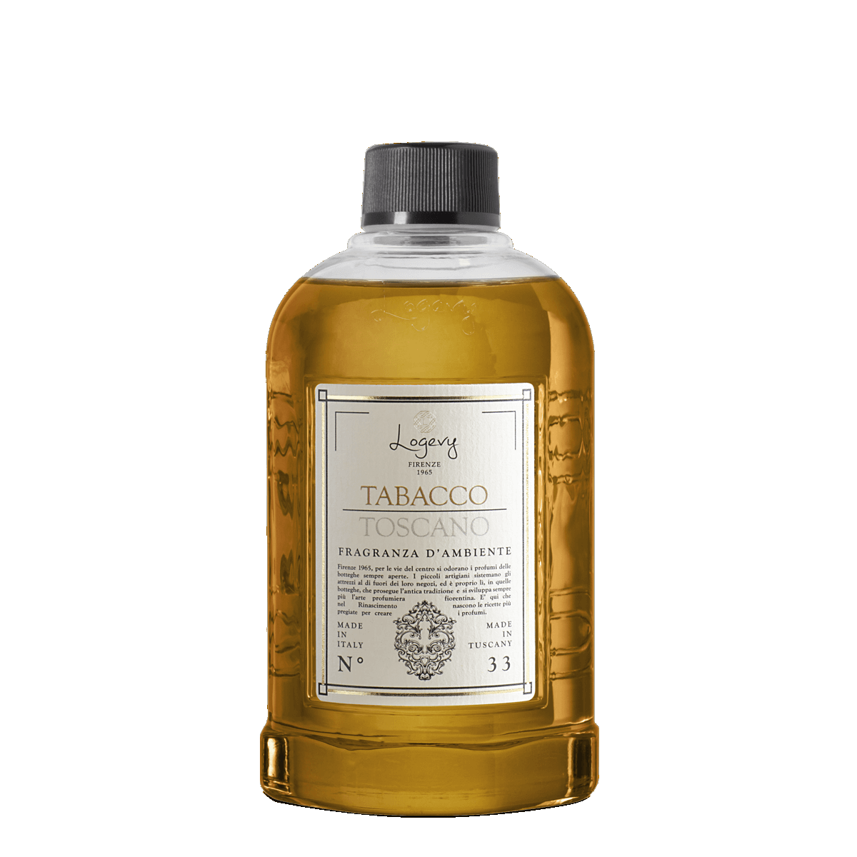 LOGEVY Room Diffuser Refill Bottle TABACCO TOSCANO - Tuscan Tobacco (500ml)