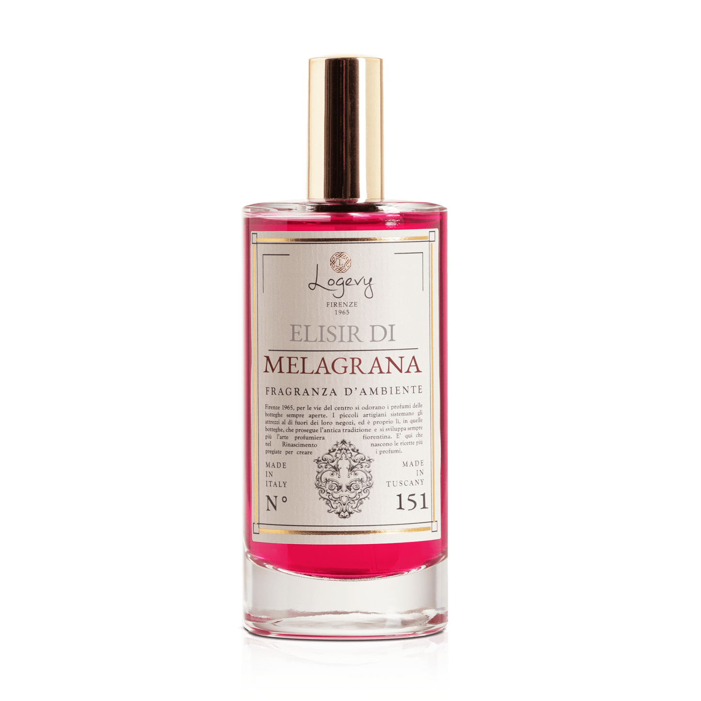 LOGEVY Room Spray ELISIR DI MELAGRANA - Pomegranate Elixir (100ml)