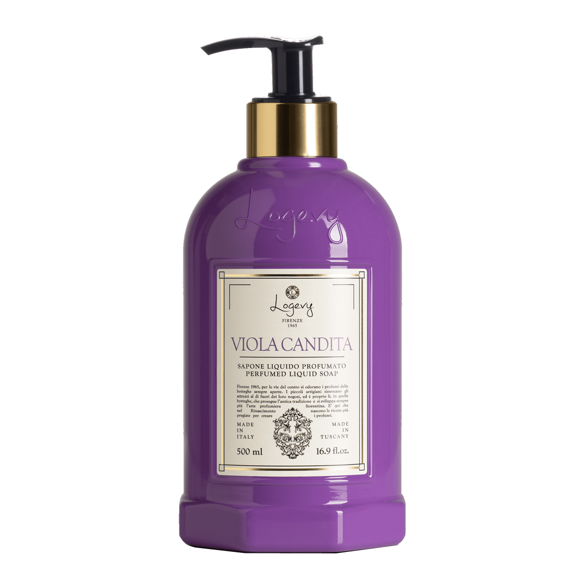 LOGEVY Liquid Soap VIOLA CANDITA - Candied Violet (500ml)