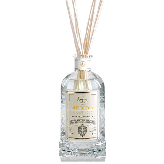 LOGEVY Room Diffuser ALBICOCCA E BASILICO - Apricot and Basil MEDIUM (250ml)