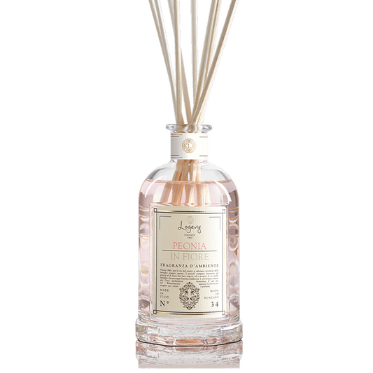 LOGEVY Room Diffuser PEONIA IN FIORE - Peony in Bloom MEDIUM (250ml)