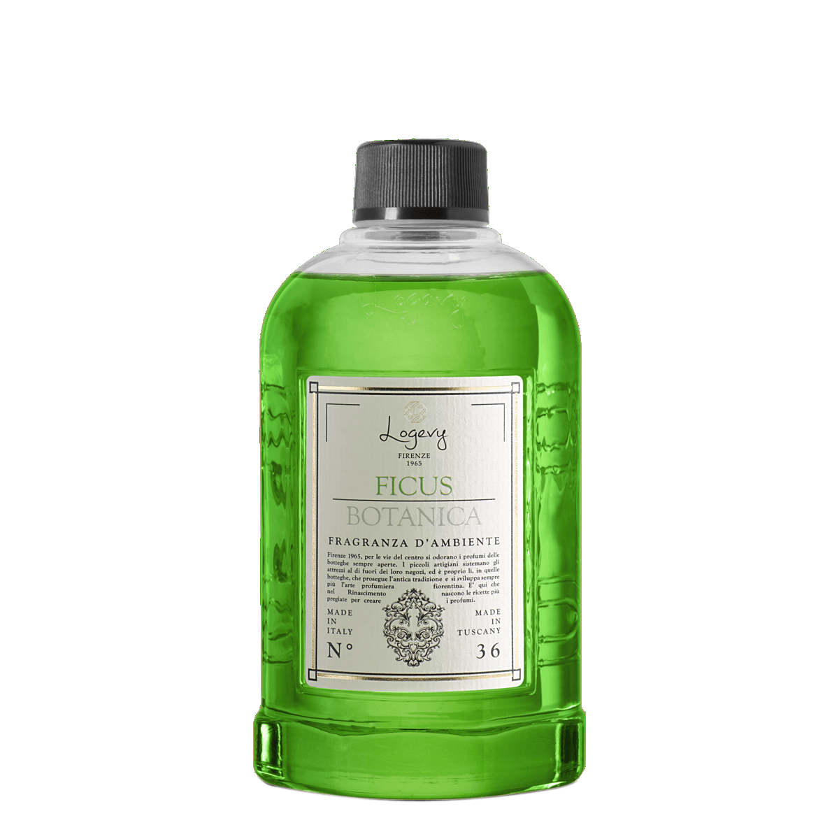 LOGEVY Room Diffuser Refill Bottle FICUS BOTANICA - Botanical Ficus (500ml)