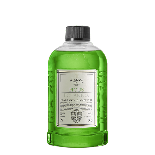 LOGEVY Room Diffuser Refill Bottle FICUS BOTANICA - Botanical Ficus (500ml)