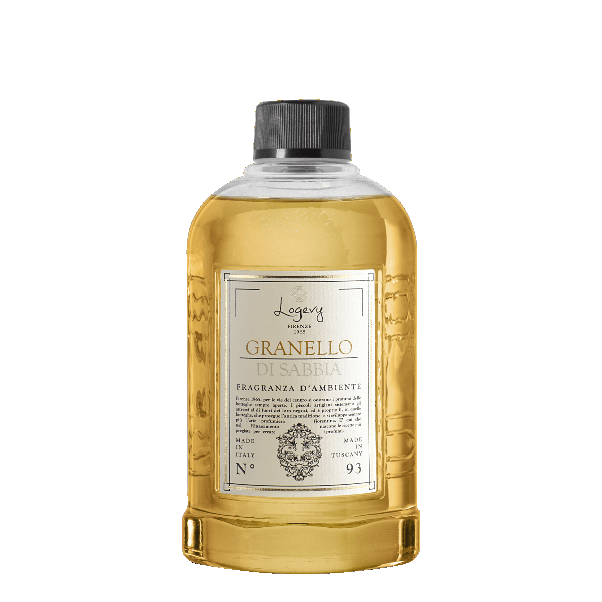 LOGEVY Room Diffuser Refill Bottle GRANELLO DI SABBIA - Grain of Sand (500ml)