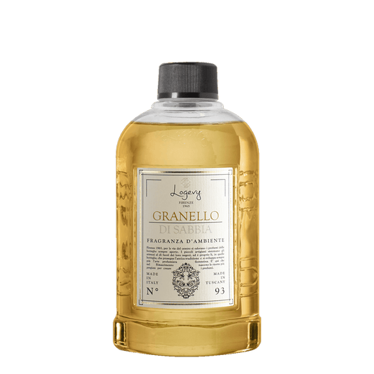 LOGEVY Room Diffuser Refill Bottle GRANELLO DI SABBIA - Grain of Sand (500ml)
