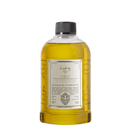 LOGEVY Room Diffuser Refill Bottle ORO DI FIRENZE - Florentine Gold (500ml)