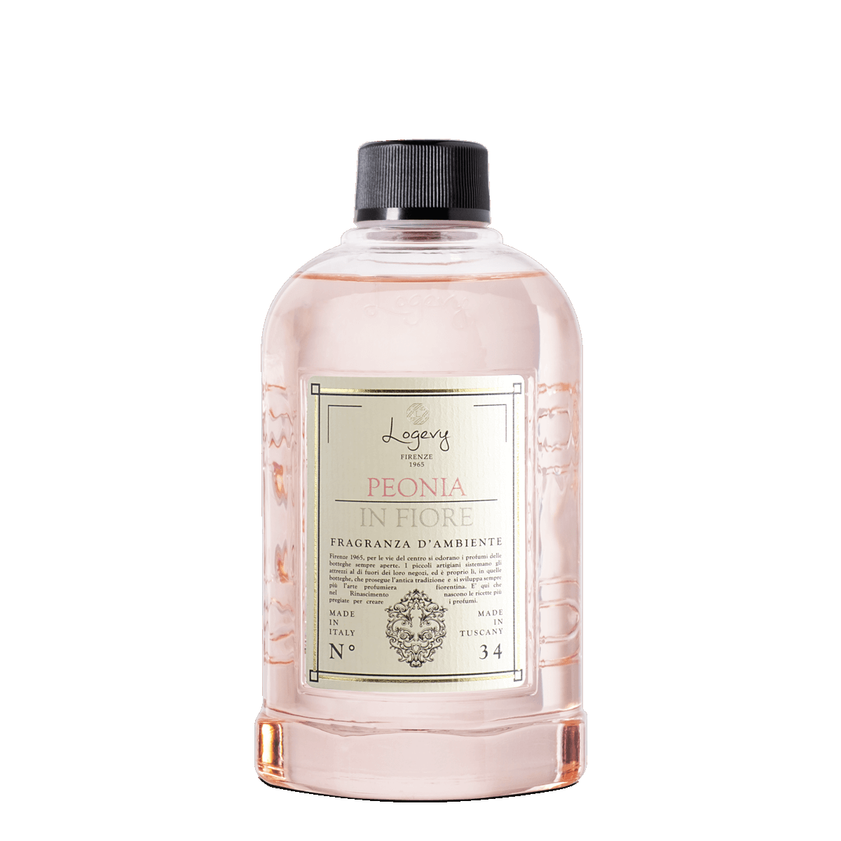 LOGEVY Room Diffuser Refill Bottle PEONIA IN FIORE - Peony in Bloom (500ml)
