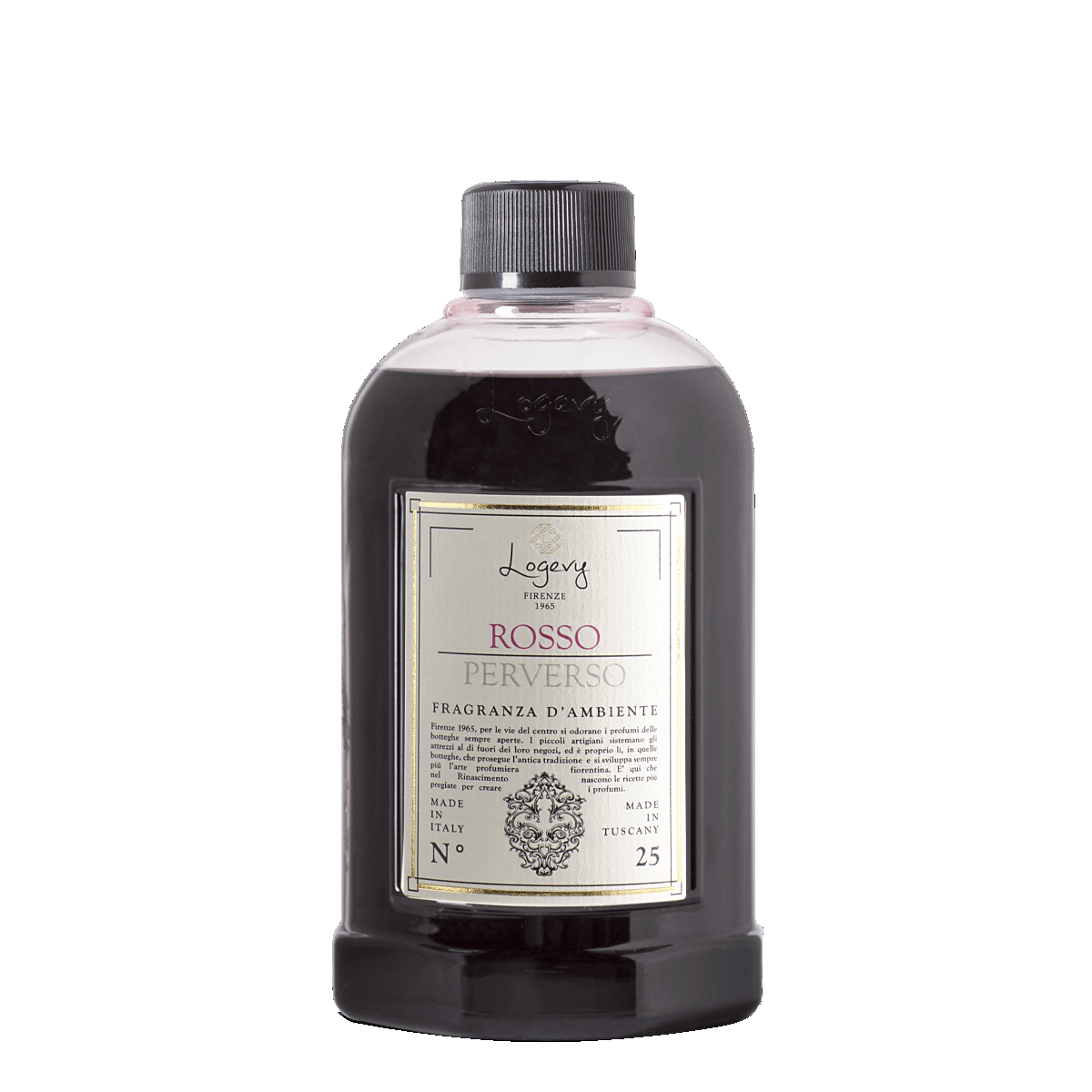 LOGEVY Room Diffuser Refill Bottle ROSSO PERVERSO - Perverse Red (500ml)