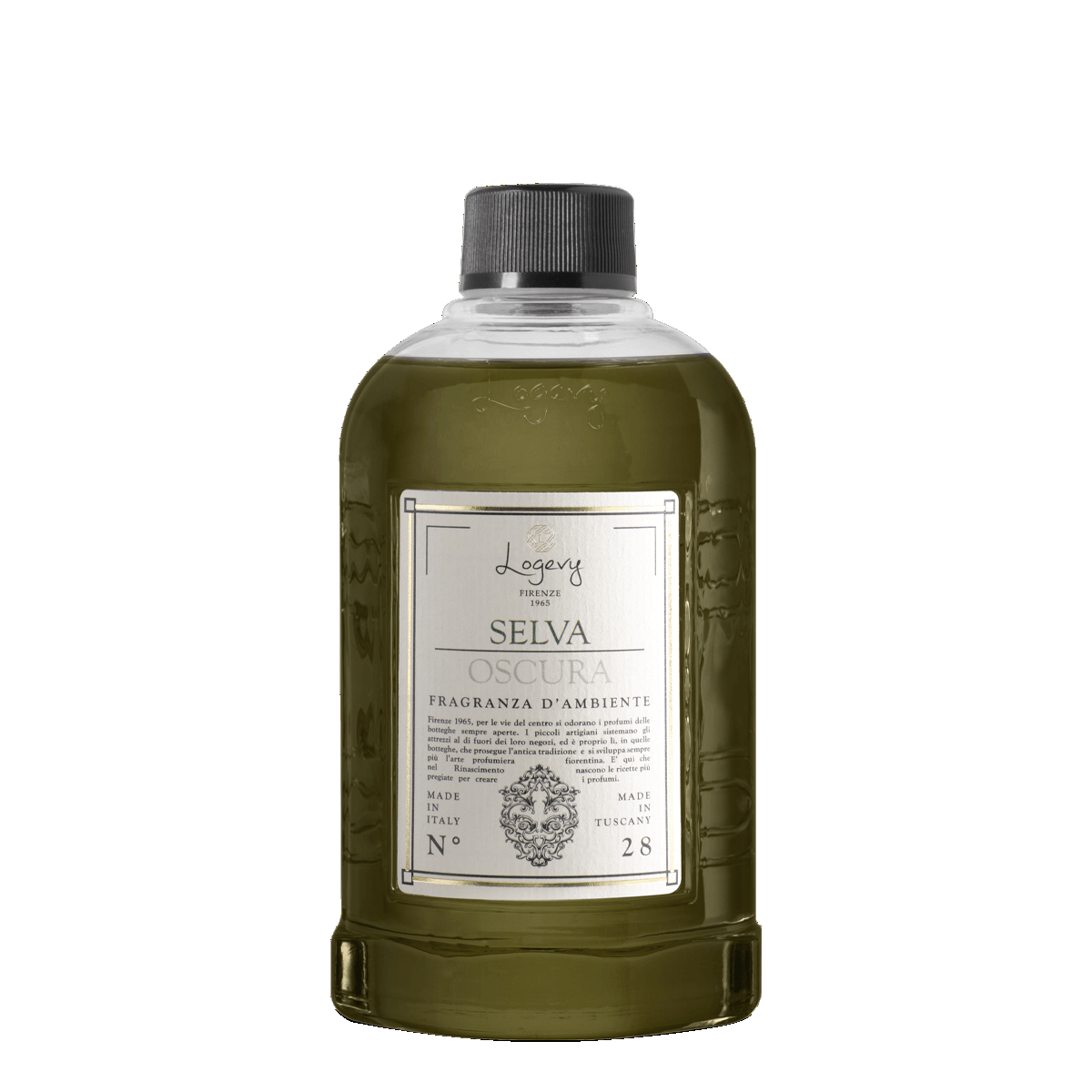 LOGEVY Room Diffuser Refill Bottle SELVA OSCURA - Dark Forest (500ml)