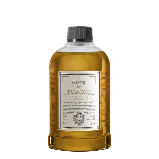 LOGEVY Room Diffuser Refill Bottle TABACCO TOSCANO - Tuscan Tobacco (500ml)