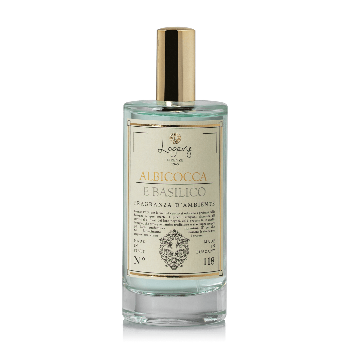 LOGEVY Room Spray ALBICOCCA E BASILICO - Apricot and Basil (100ml)